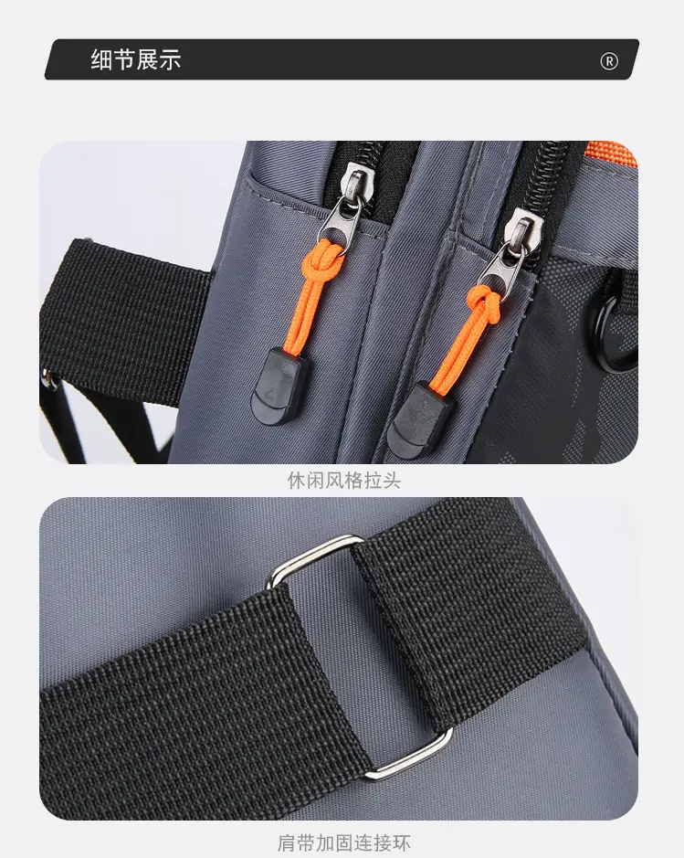 Men's Ins Trendy Fashion Shoulder Bag Large Capacity Outdoor Sports Crossbody Bag — feature 31