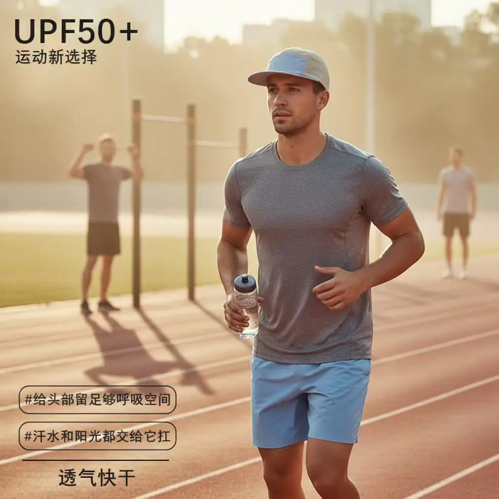 Orange Mesh Baseball Cap for Hiking Sports — feature 10
