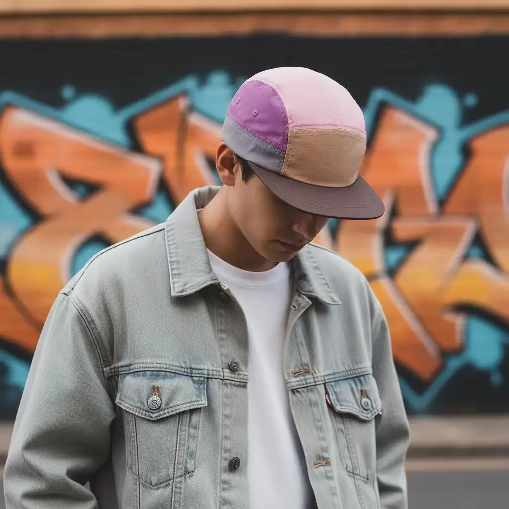 Orange Mesh Baseball Cap for Hiking Sports — feature 3