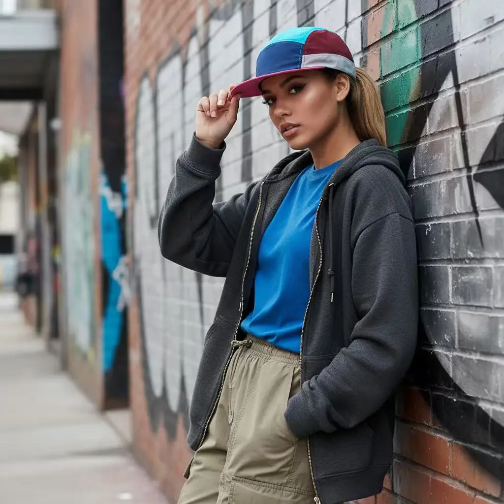 Orange Mesh Baseball Cap for Hiking Sports — feature 4
