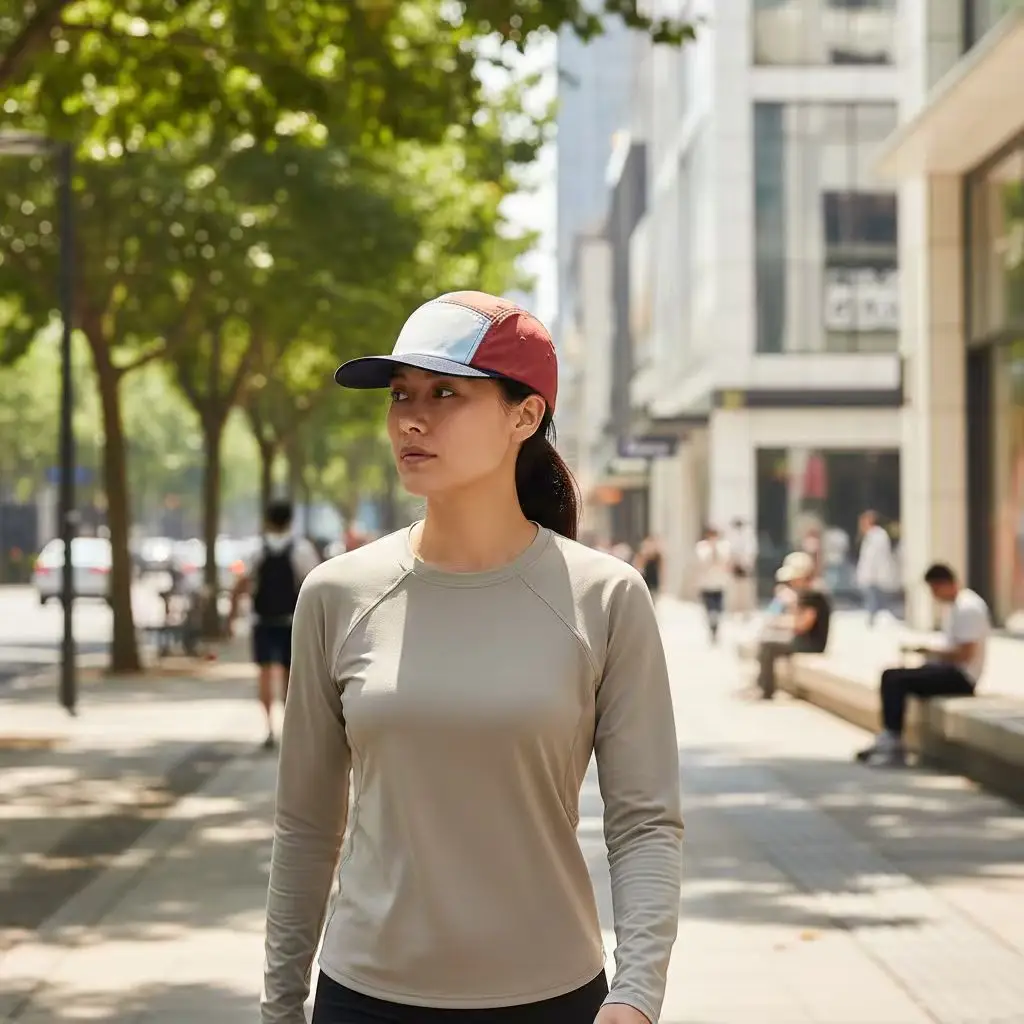 Orange Mesh Baseball Cap for Hiking Sports — feature 8