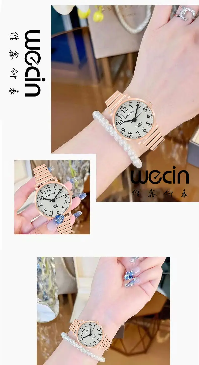 Lanzar Quartz Ladies Watch Rose Gold Bracelet — feature 10