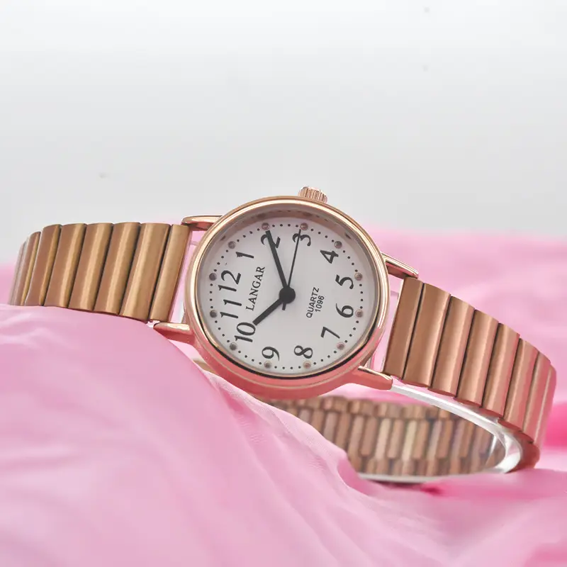 Lanzar Quartz Ladies Watch Rose Gold Bracelet — feature 14