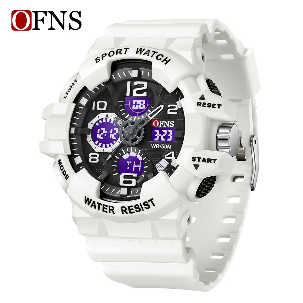 OFNS Men's Black Multi-Function Electronic Chronograph Watch - Image 9