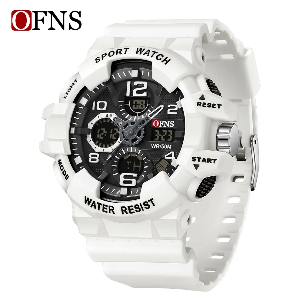 OFNS Men's Black Multi-Function Electronic Chronograph Watch - Image 4