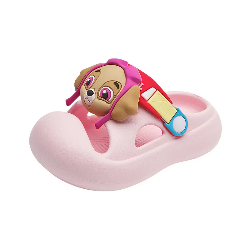 Wang Wang Cartoon Baby Sandals Pink Non-Slip