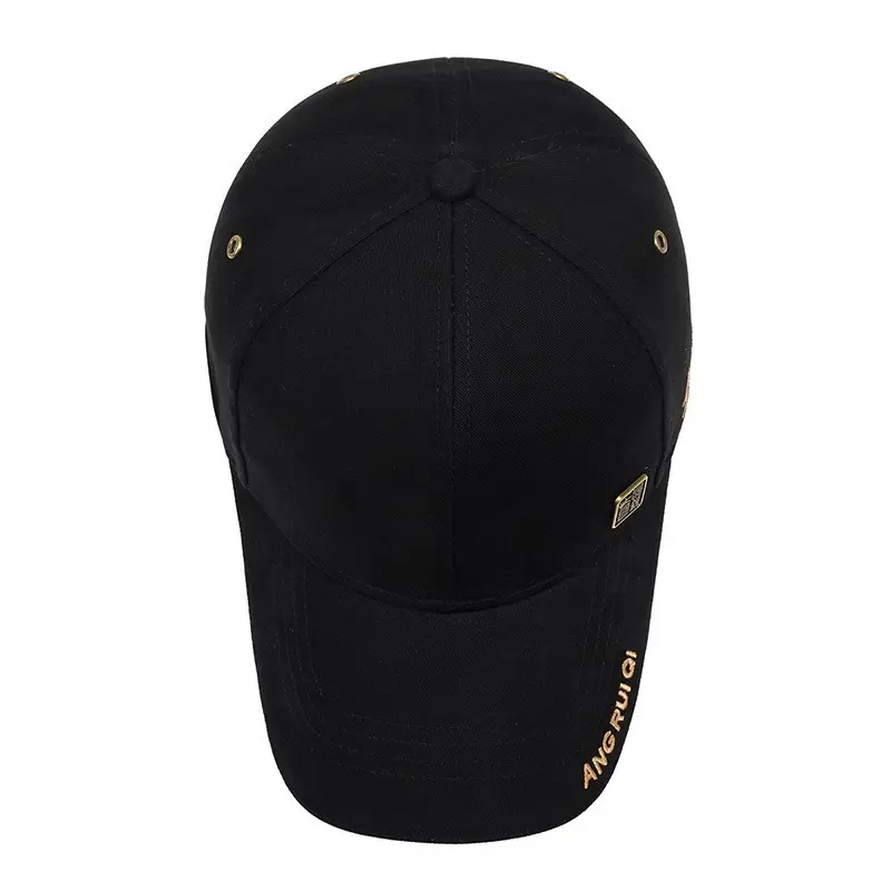 Men's Beige 4&GO Embroidered Baseball Cap - Image 5