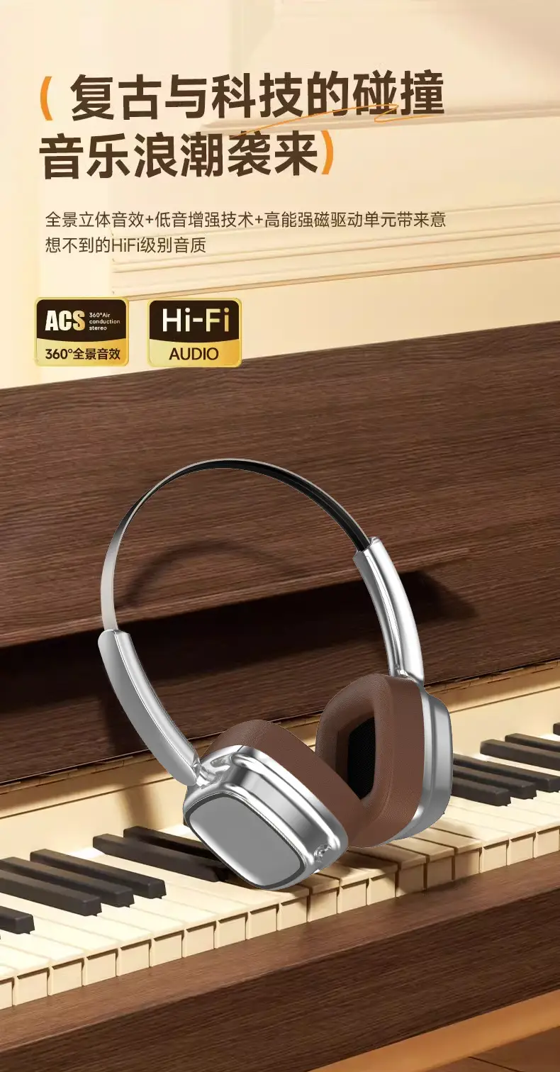 Bluetooth 5.4 Wireless Headset with Soft Ear Cushions β feature 13