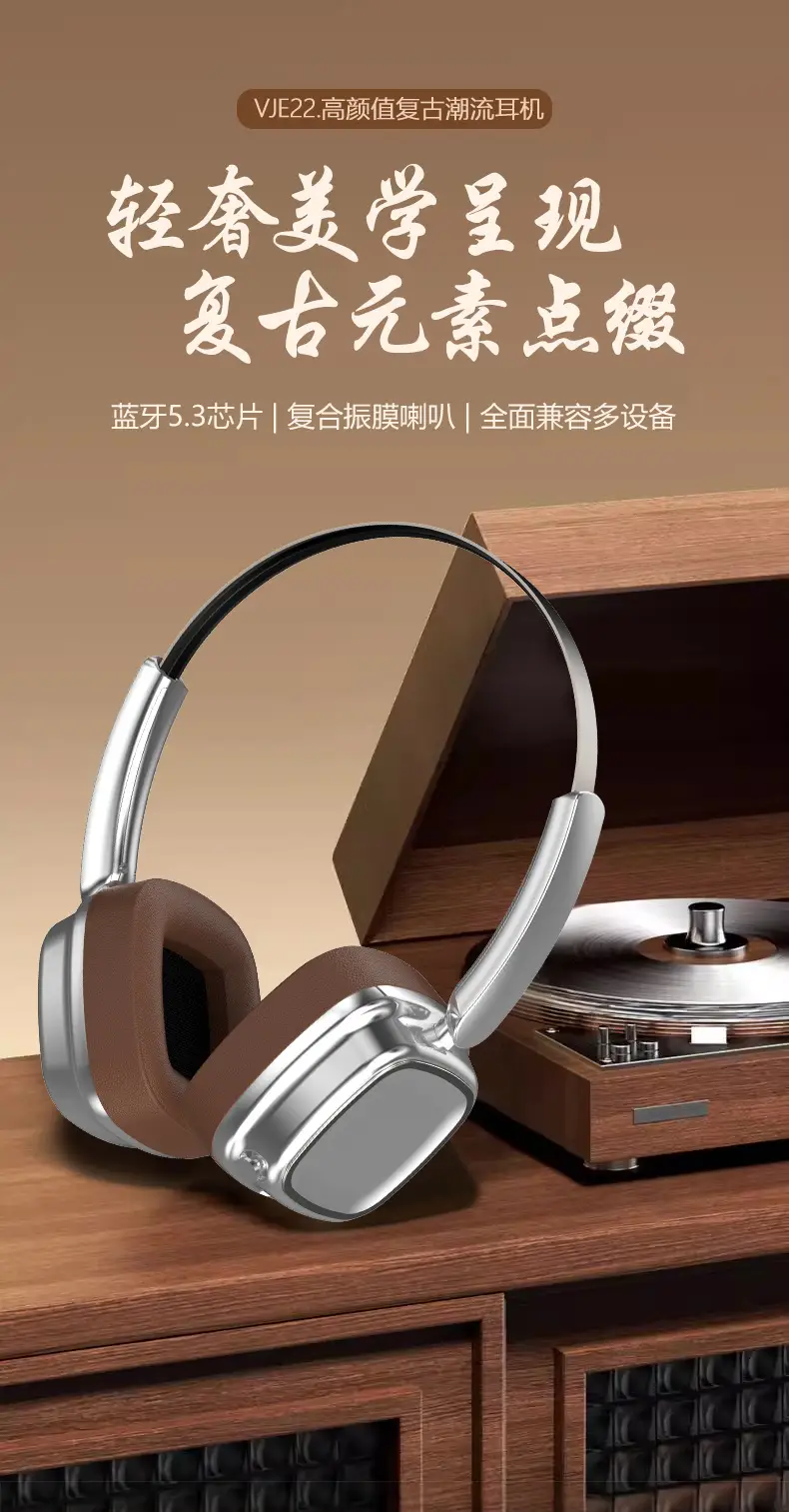 Bluetooth 5.4 Wireless Headset with Soft Ear Cushions β feature 4