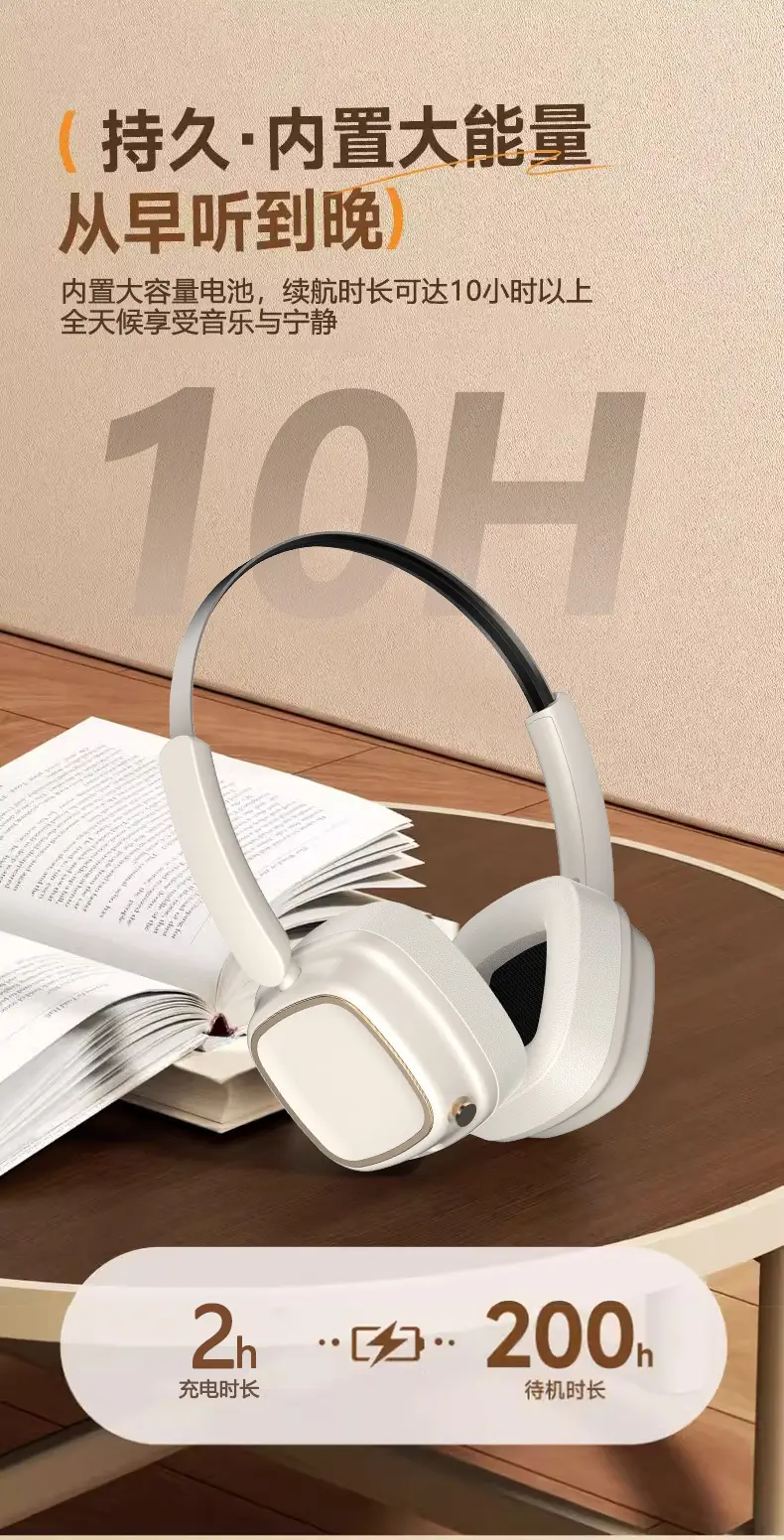 Bluetooth 5.4 Wireless Headset with Soft Ear Cushions β feature 7