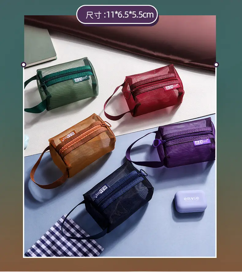Nylon Storage Bag Deep Blue 22x7cm — feature 7