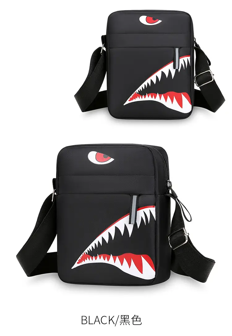 Men's Waterproof Crossbody Bag with Crocodile Design — feature 21