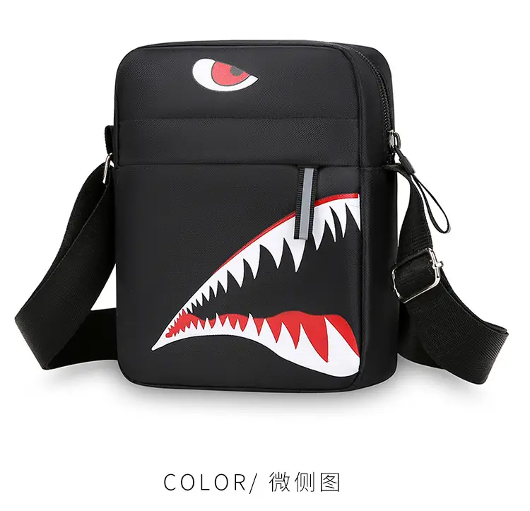 Men's Waterproof Crossbody Bag with Crocodile Design — feature 24