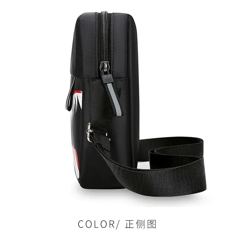 Men's Waterproof Crossbody Bag with Crocodile Design — feature 25
