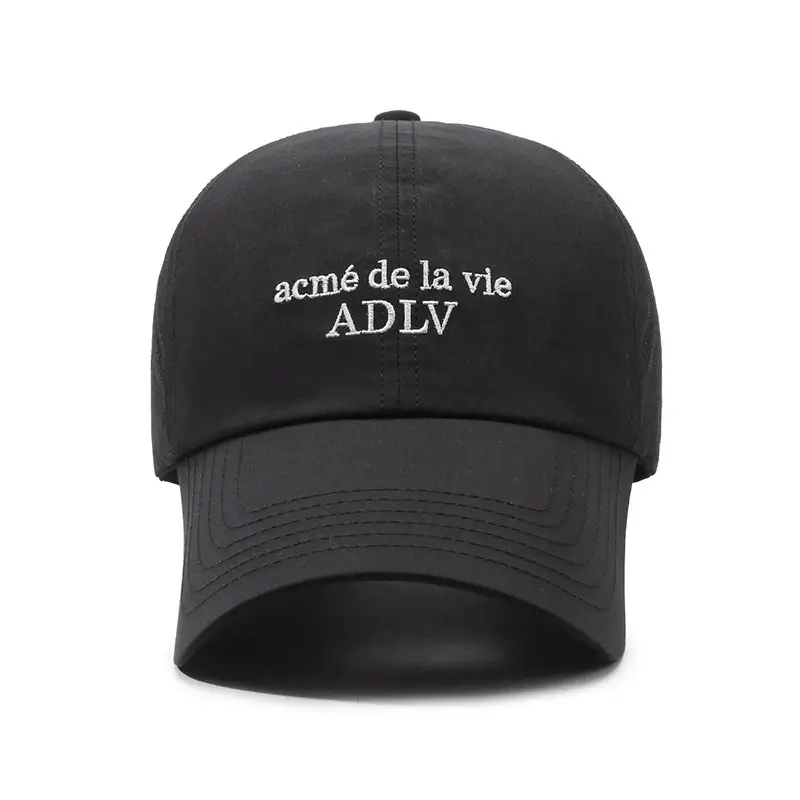 Men's Grey Duck Tongue Cap with ADLY Embroidery - Image 10