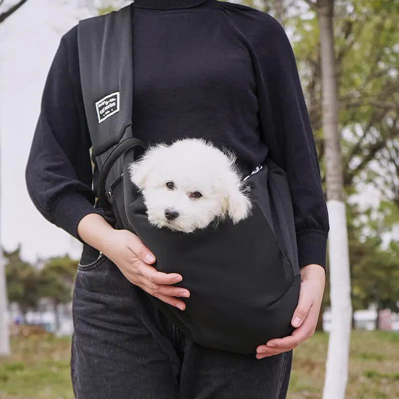 Pet Messenger Bag Gray 12x65cm Shoulder Bag — feature 44