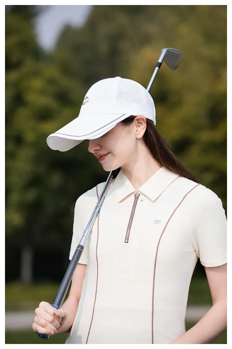 Women Gray UV Sun Hat with Brim Retractable Cap — feature 2