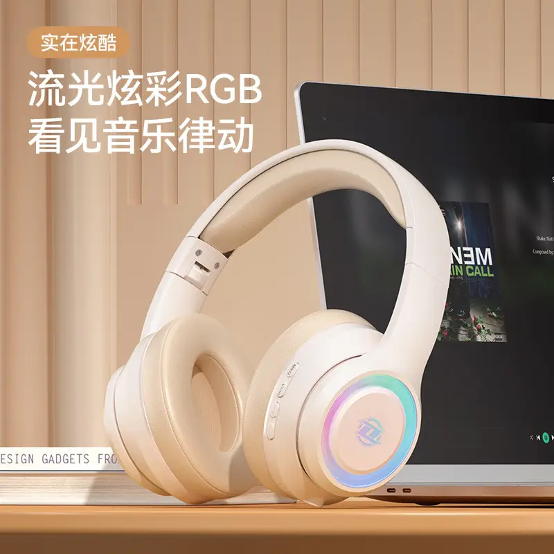 Wireless Bluetooth Headset with LED Light & Comfortable Headband - Image 6