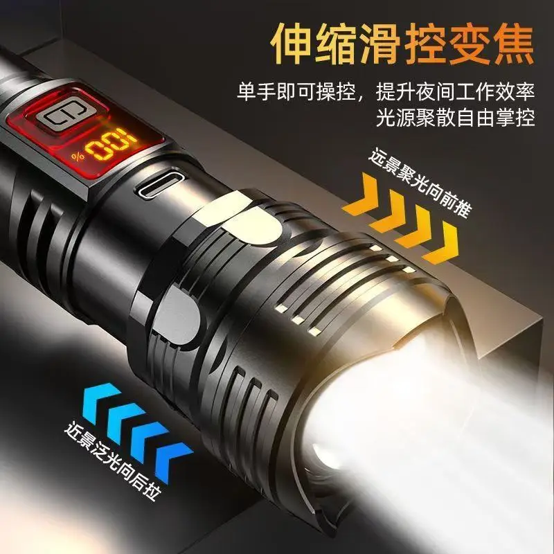 New Super Bright Laser Telescopic Flashlight - Image 3
