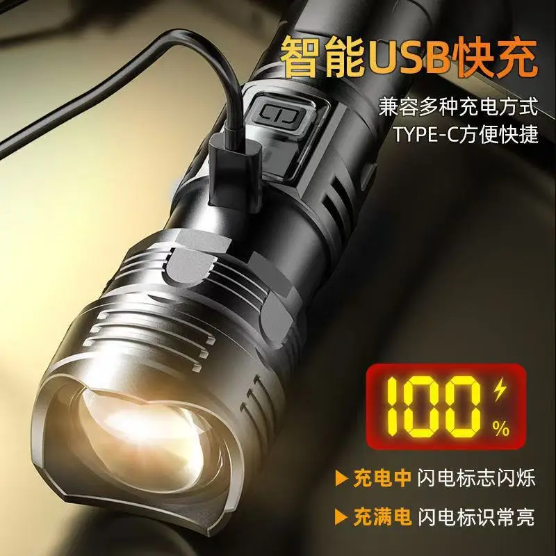 New Super Bright Laser Telescopic Flashlight - Image 4