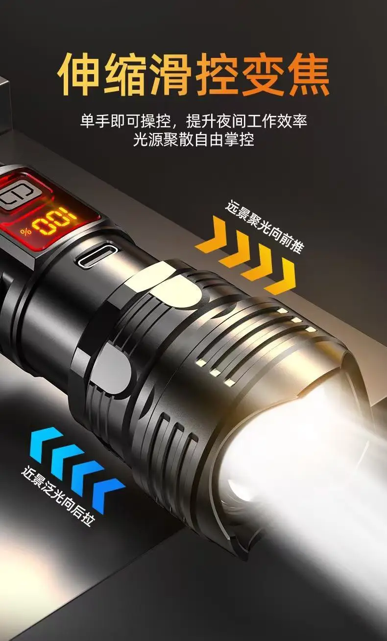 New Super Bright Laser Telescopic Flashlight β feature 5