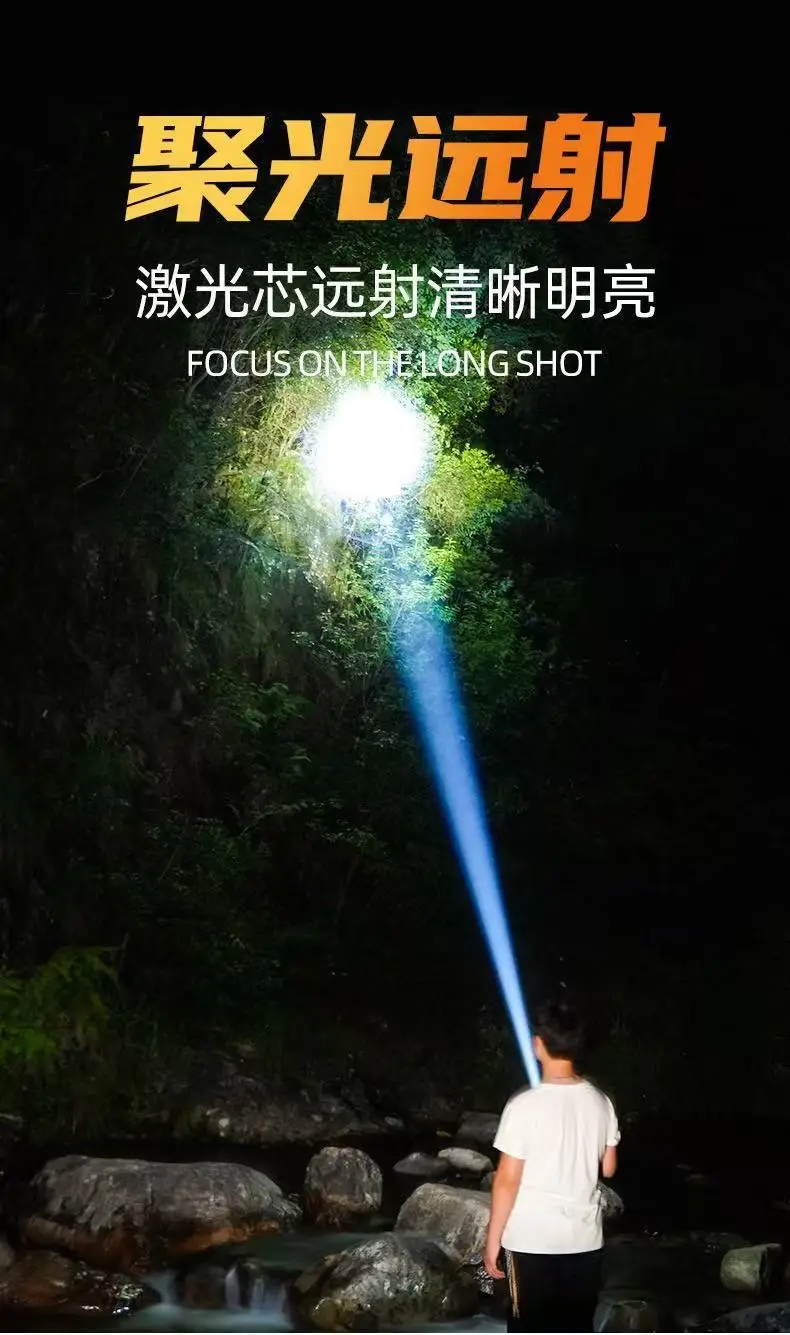New Super Bright Laser Telescopic Flashlight β feature 7