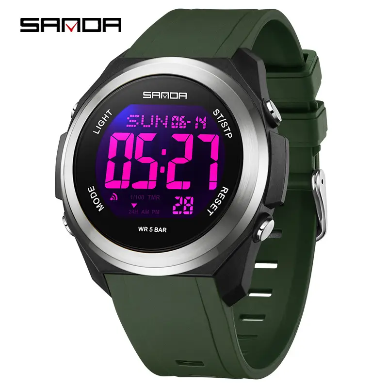 Sanda Digital Countdown Sports Watch for Girls Middle School - Image 3