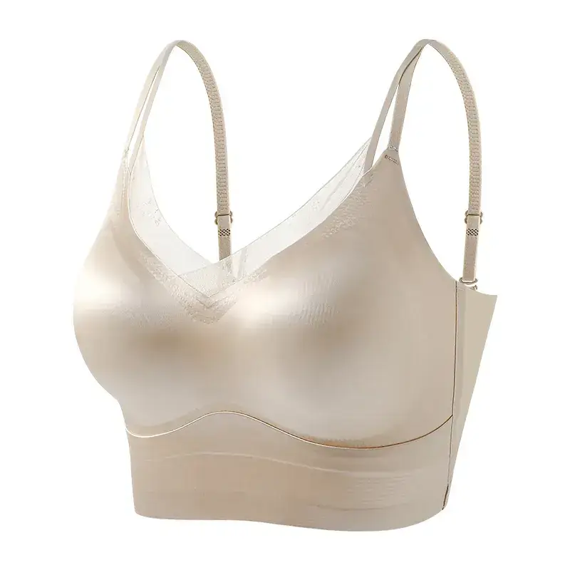 Traceless Satin Camisole Women's Inner Wearing Plus Size - Image 10