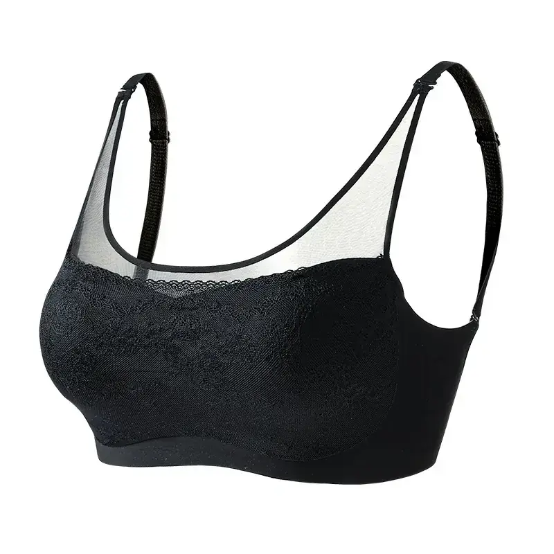 Traceless Satin Camisole Women's Inner Wearing Plus Size - Image 16