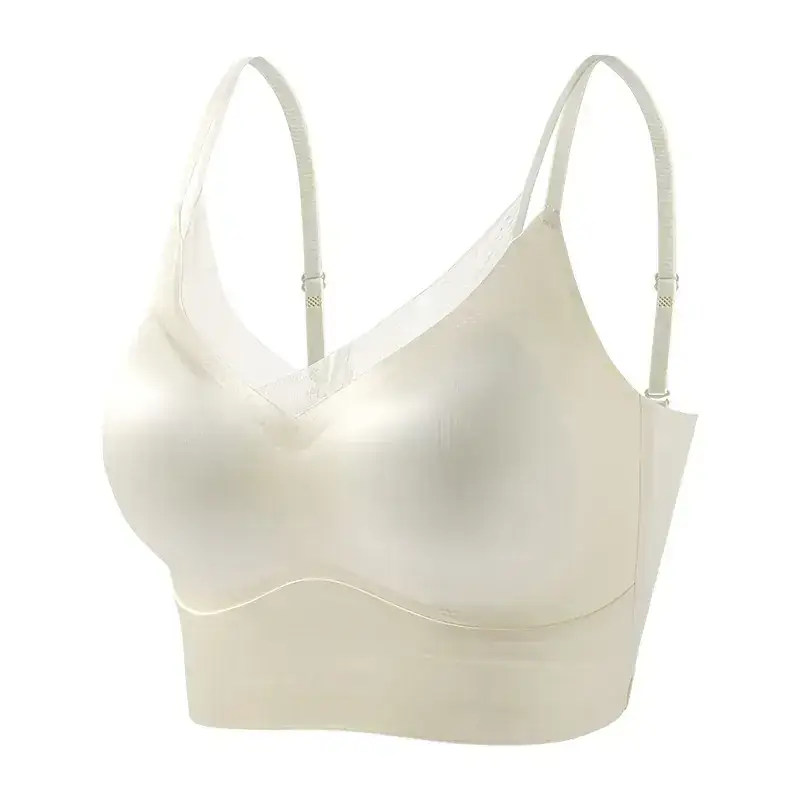 Traceless Satin Camisole Women's Inner Wearing Plus Size - Image 9