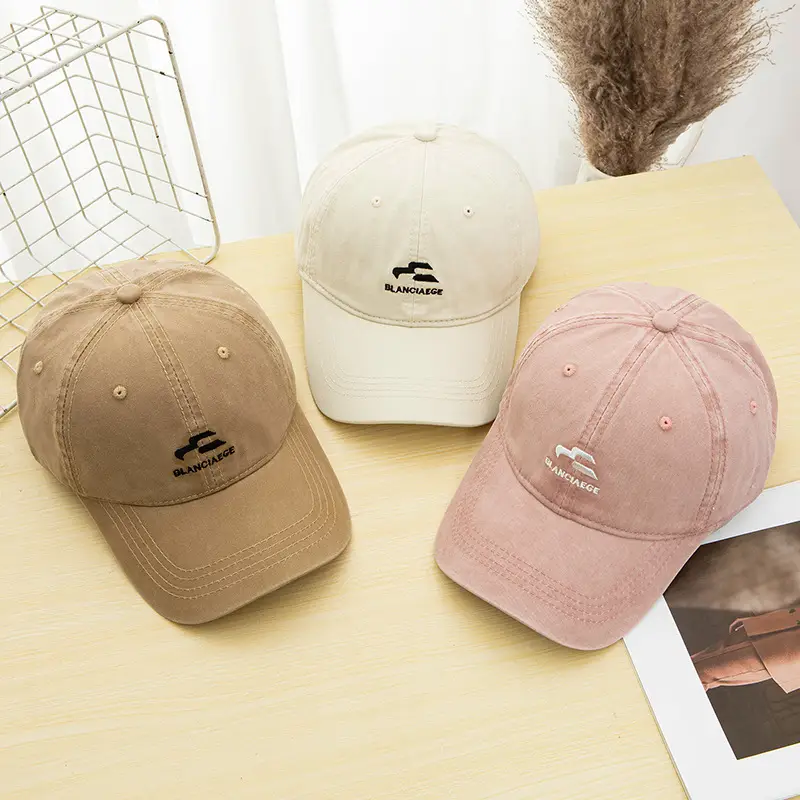 Women Korean-style Baseball Cap with Embroidered Letter — feature 18