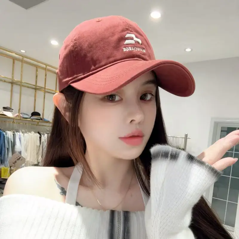 Women Korean-style Baseball Cap with Embroidered Letter — feature 24