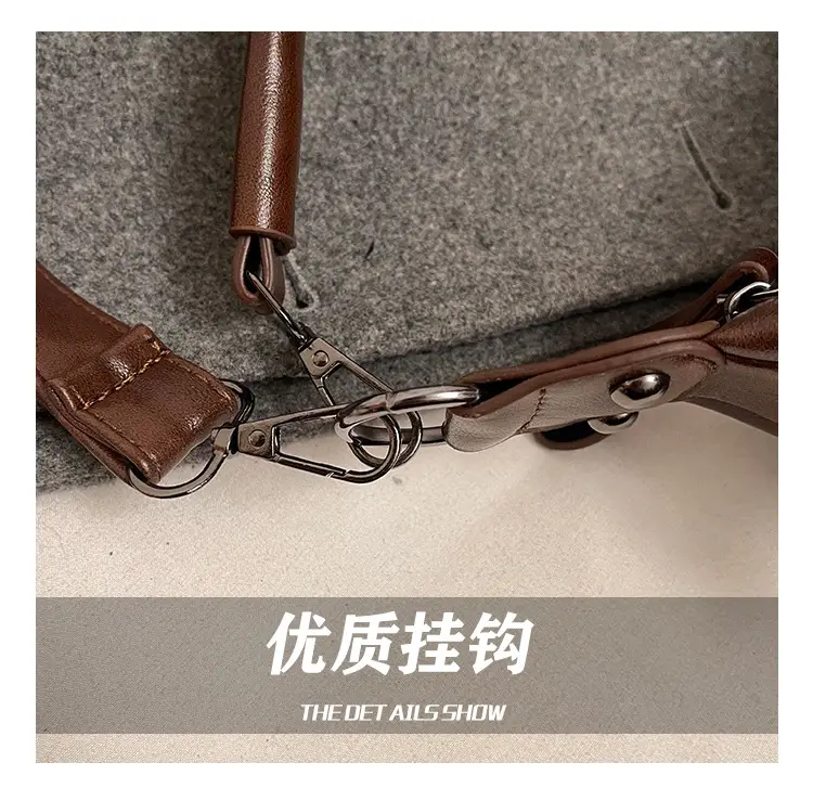 Brown Textured Multi-Zipper Shoulder Bag for Women — feature 14