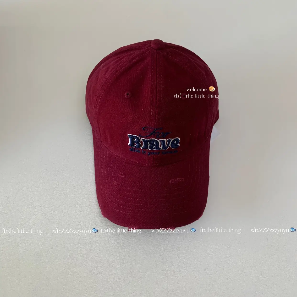 Brown Baseball Cap Widened Brim For The Brave - Image 6
