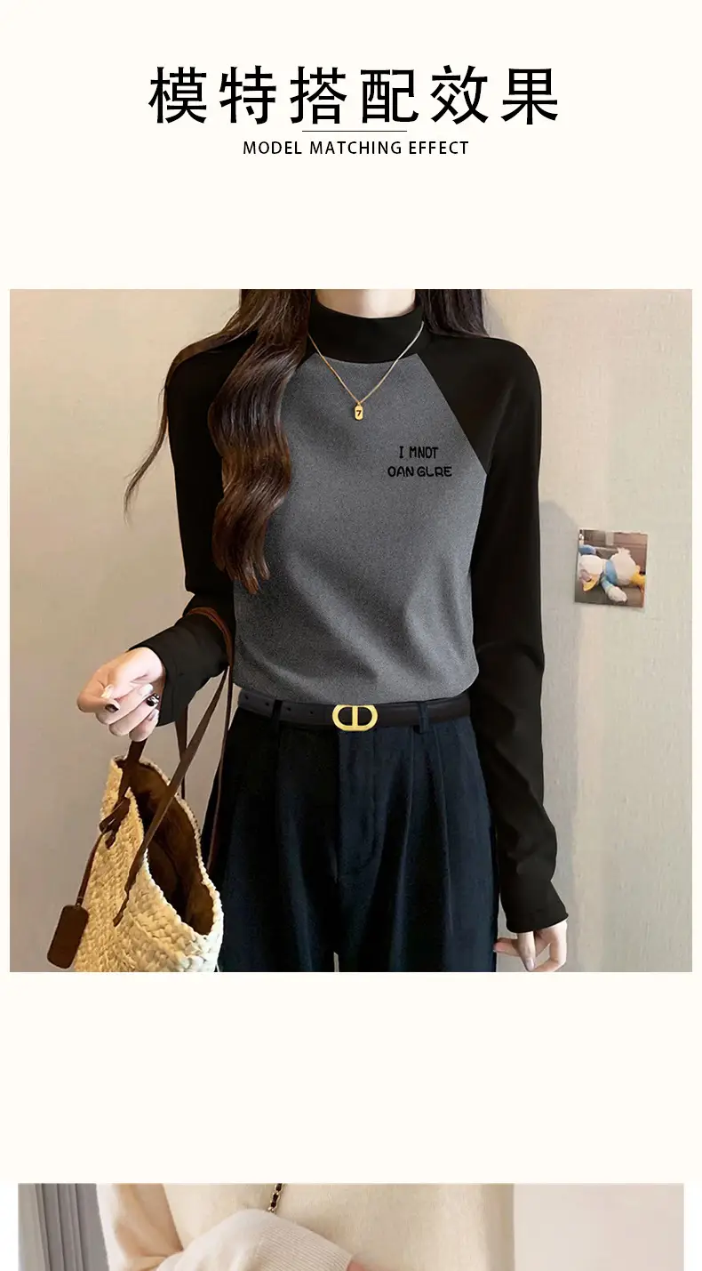 Women's Brown Leather Belt with Gold Buckle — feature 4