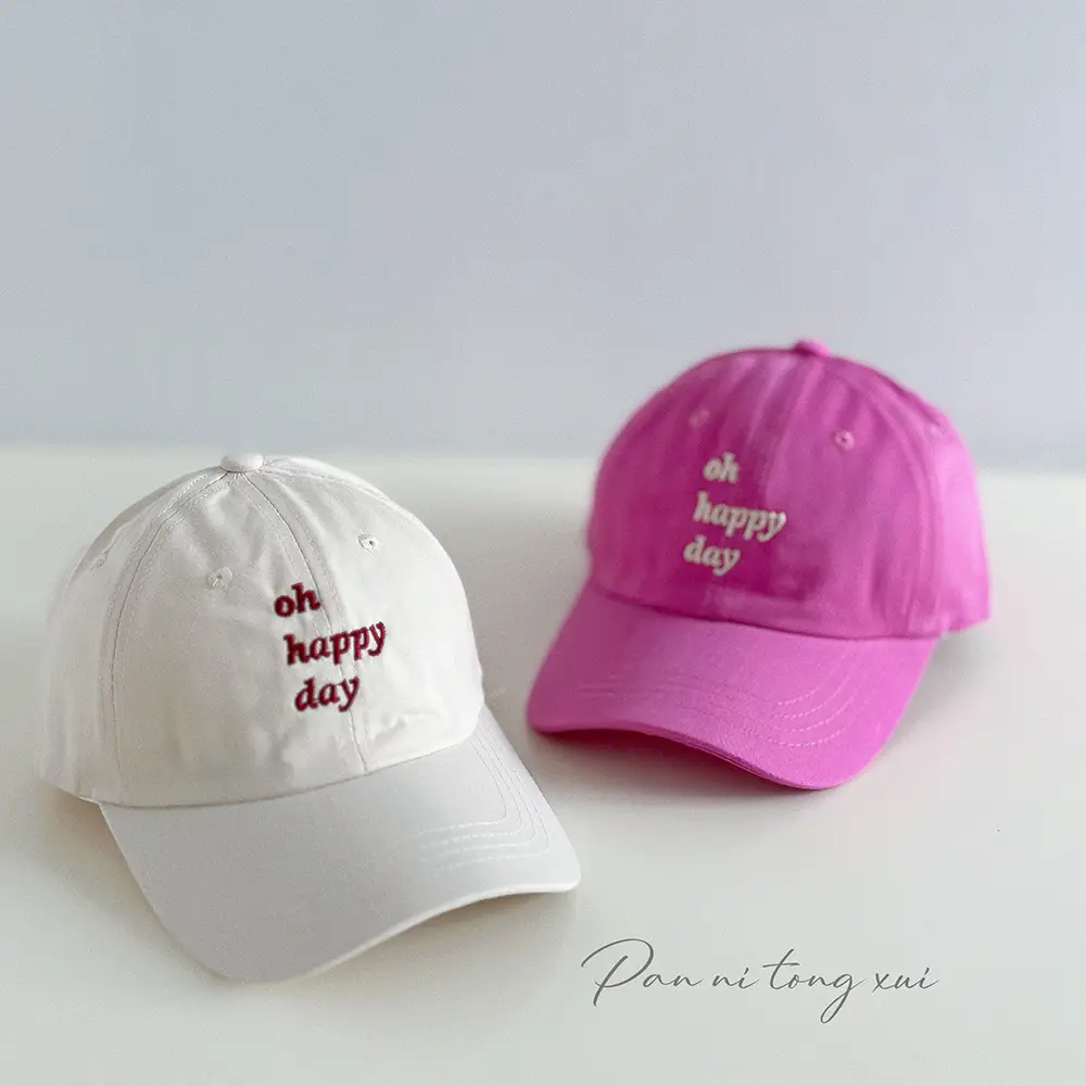 Pink Embroidered Baseball Cap for Women & Men — feature 25
