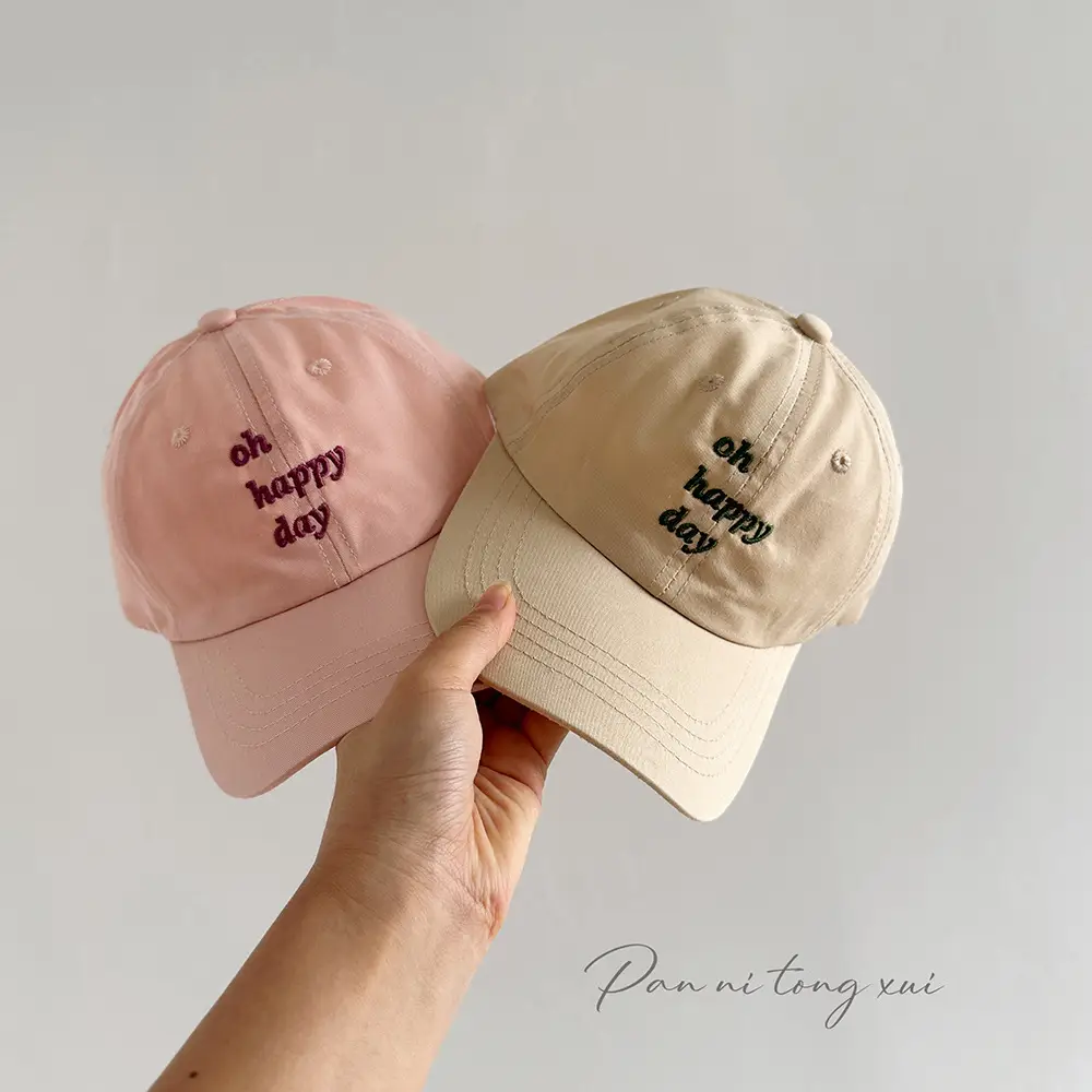 Pink Embroidered Baseball Cap for Women & Men — feature 27