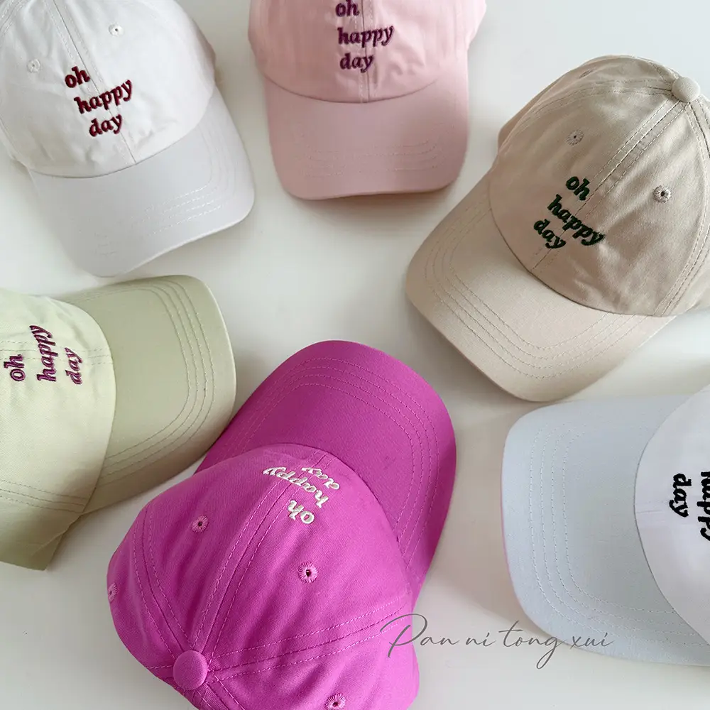 Pink Embroidered Baseball Cap for Women & Men — feature 29