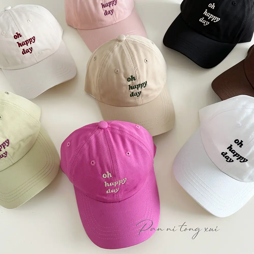 Pink Embroidered Baseball Cap for Women & Men — feature 32