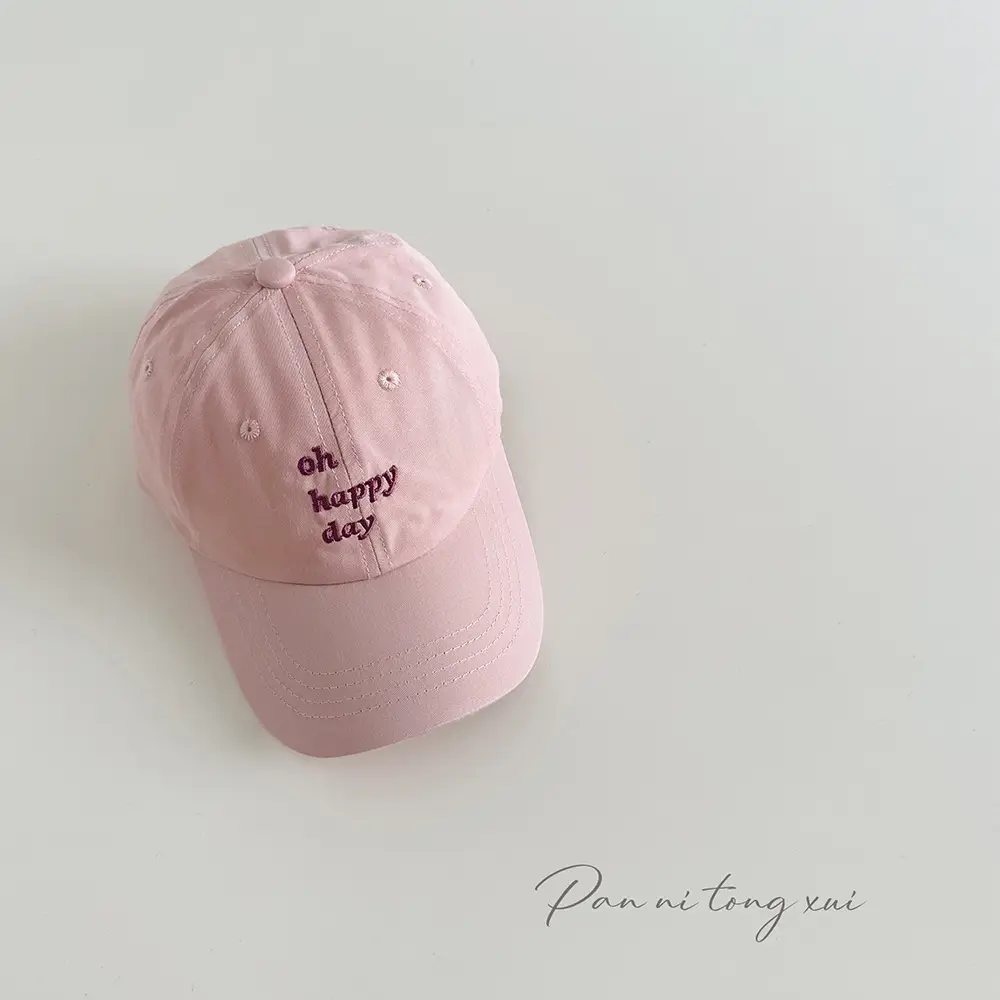 Pink Embroidered Baseball Cap for Women & Men - Image 2