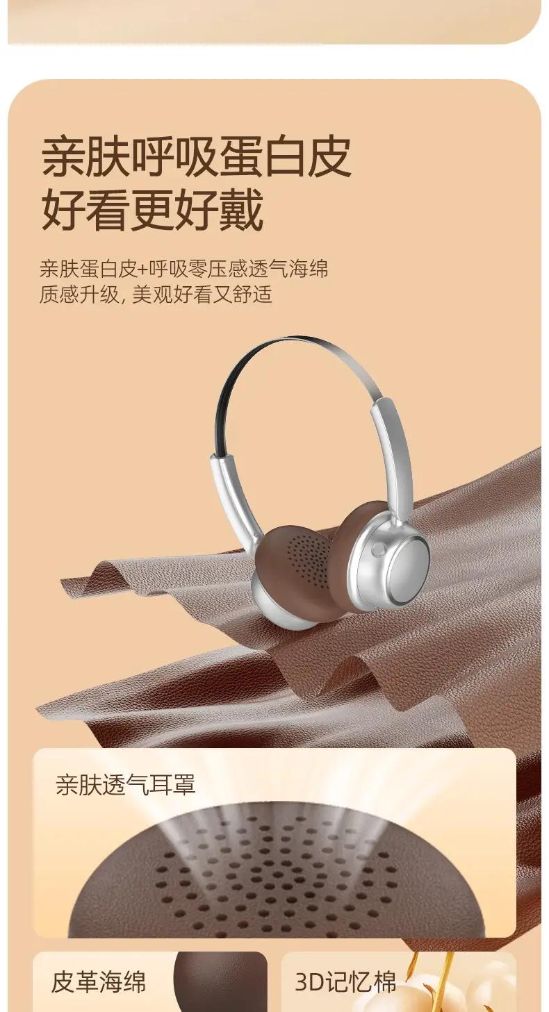 Retro Wireless Headphones Bluetooth 5.4 Long Battery β feature 8