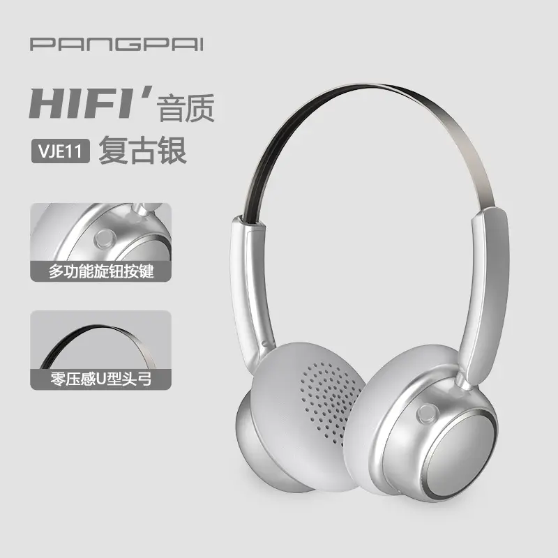 Retro Wireless Headphones Bluetooth 5.4 Long Battery - Image 2