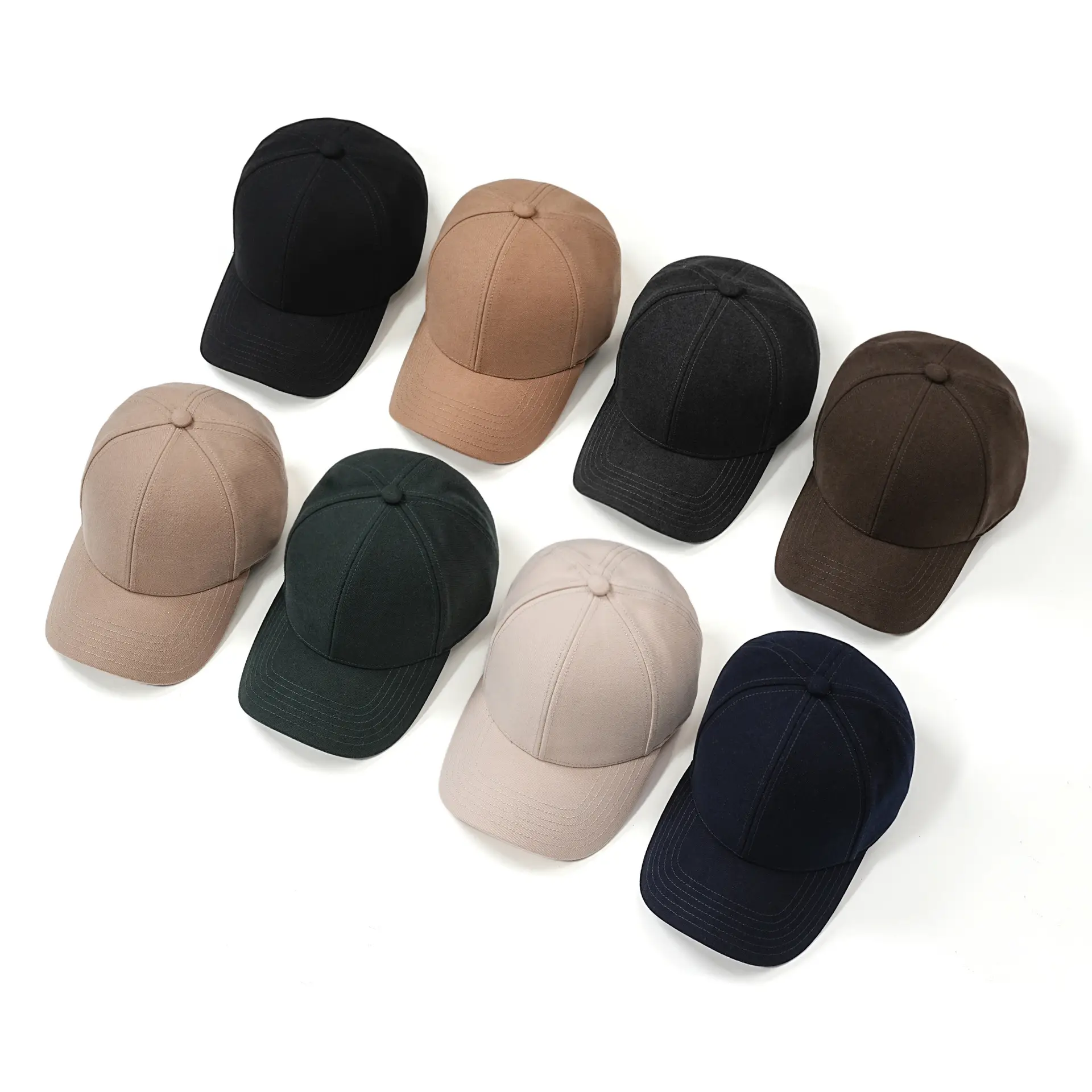 Men's Embroidered Sanding Hat Cross-border Thickened Woolen Cap - Image 10