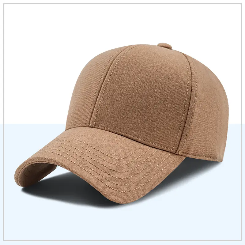Men's Embroidered Sanding Hat Cross-border Thickened Woolen Cap - Image 7