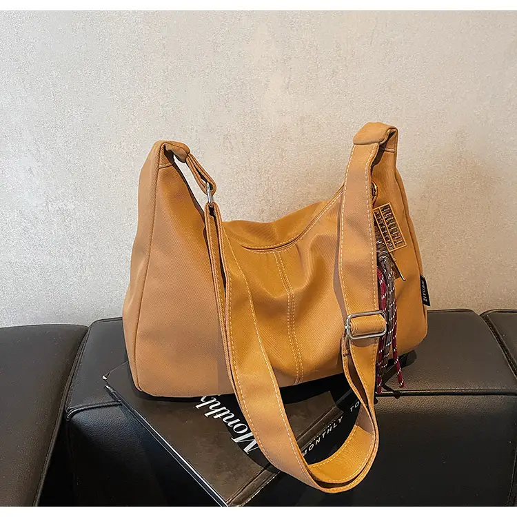 Retro Canvas Shoulder Bag Women 2024 New Autumn Winter — feature 15