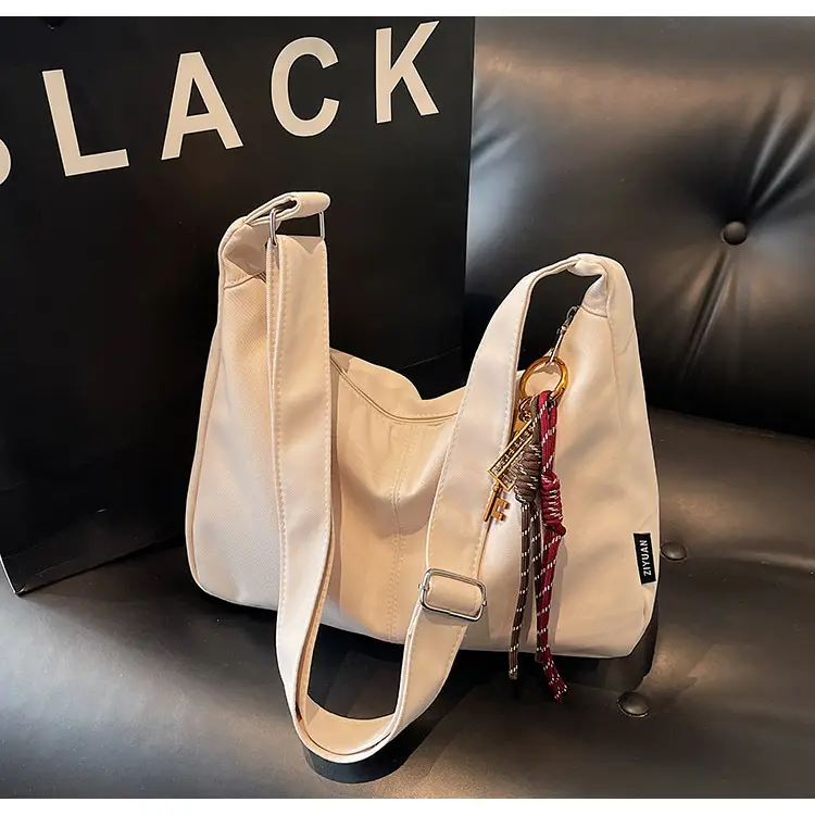 Retro Canvas Shoulder Bag Women 2024 New Autumn Winter — feature 18