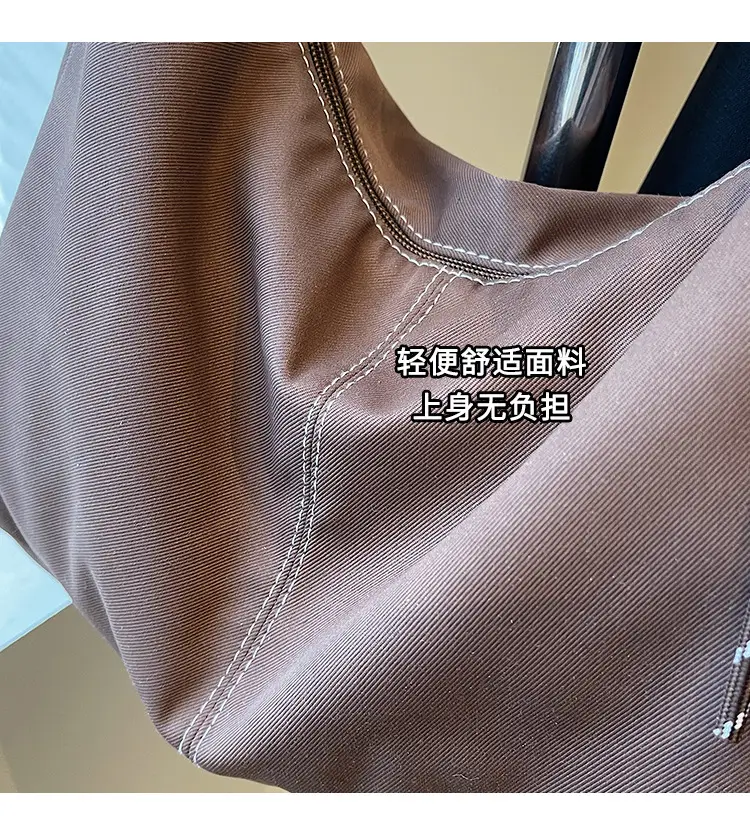 Retro Canvas Shoulder Bag Women 2024 New Autumn Winter — feature 3