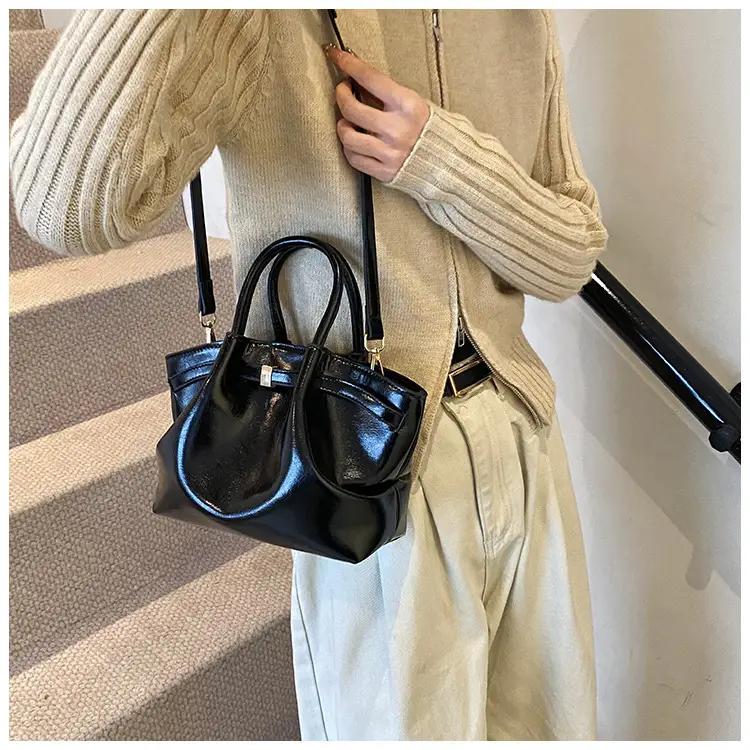 Black Faux Leather Crossbody Bag 2024 Trendy — feature 32