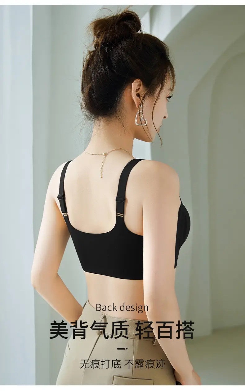 Traceless Push-Up Anti-Sag Bra Women Black — feature 16