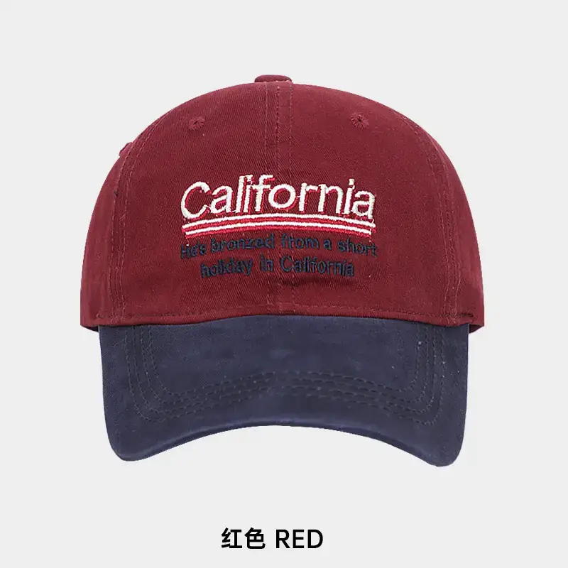 California Letter Embroidered Baseball Cap Men - Image 4